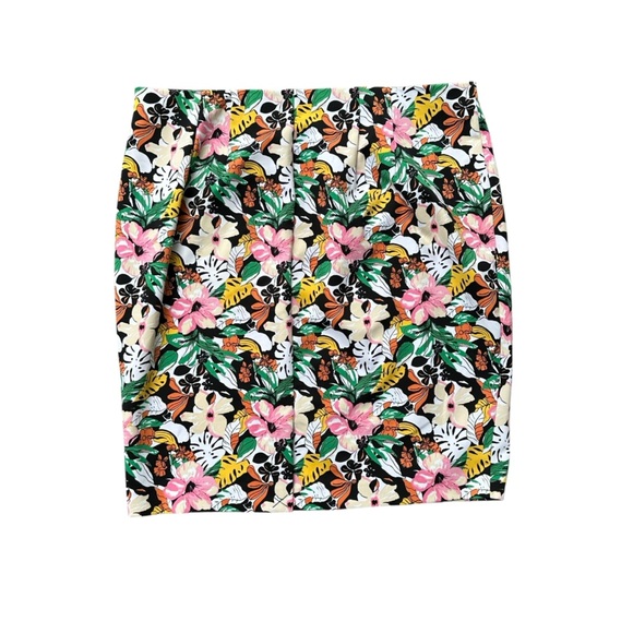Lane Bryant Colorful Tropical Floral  Pencil Midi Skirt Size 26 - Picture 7 of 7